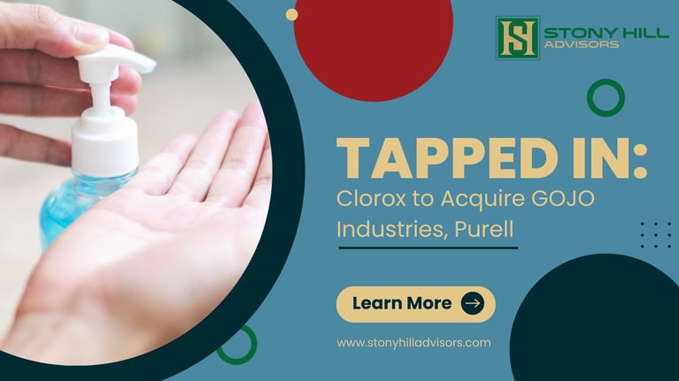 Tapped In: Clorox to Acquire GOJO Industries, Purell