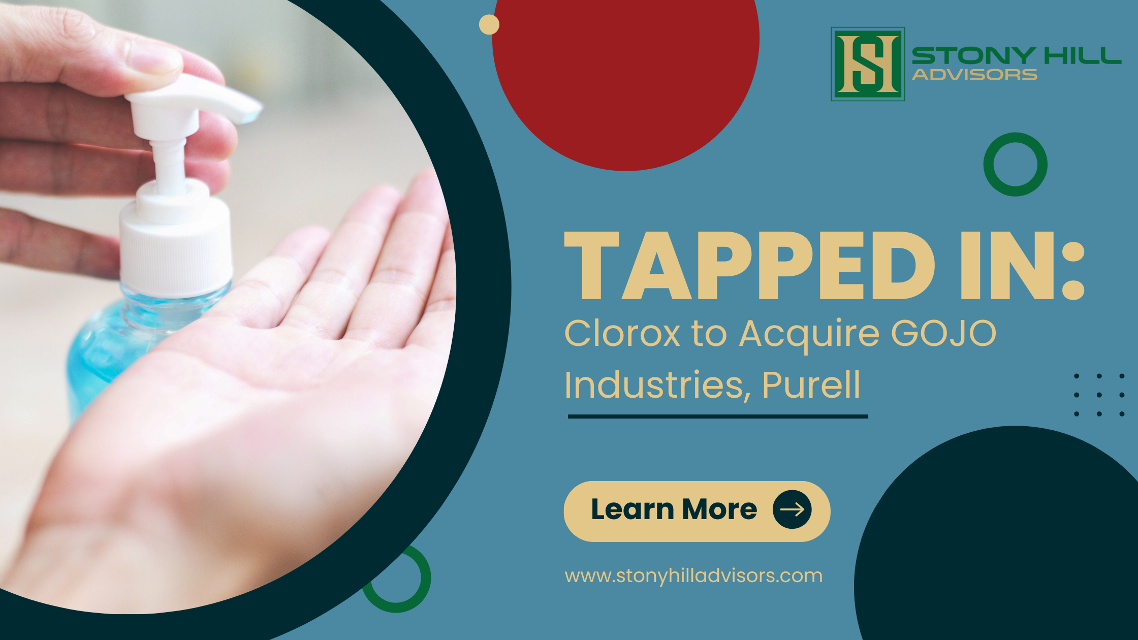 Tapped In: Clorox to Acquire GOJO Industries, Purell